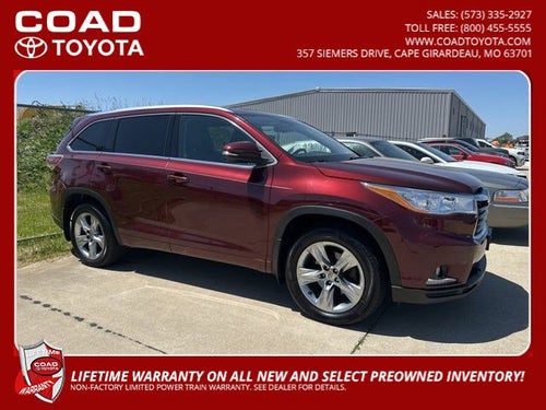 2014 Toyota Highlander Limited Platinum