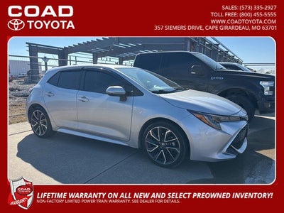 2020 Toyota Corolla Hatchback XSE