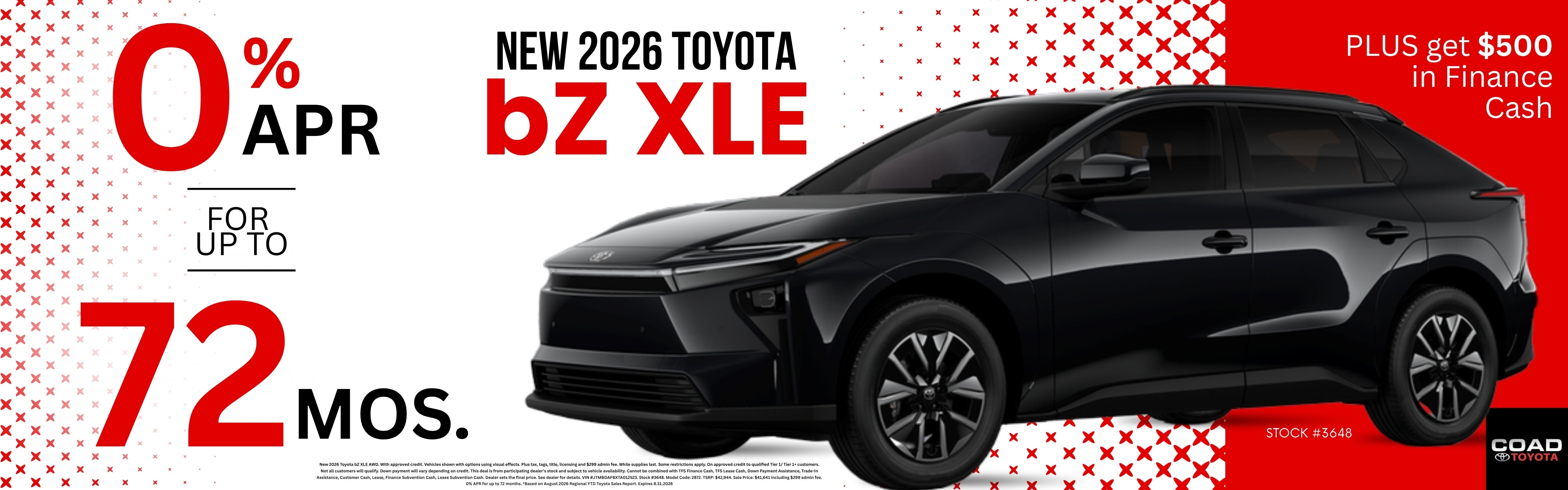 2026 TOYOTA bZ XLE