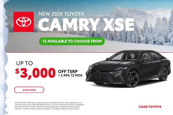 New 2026 Toyota Camry