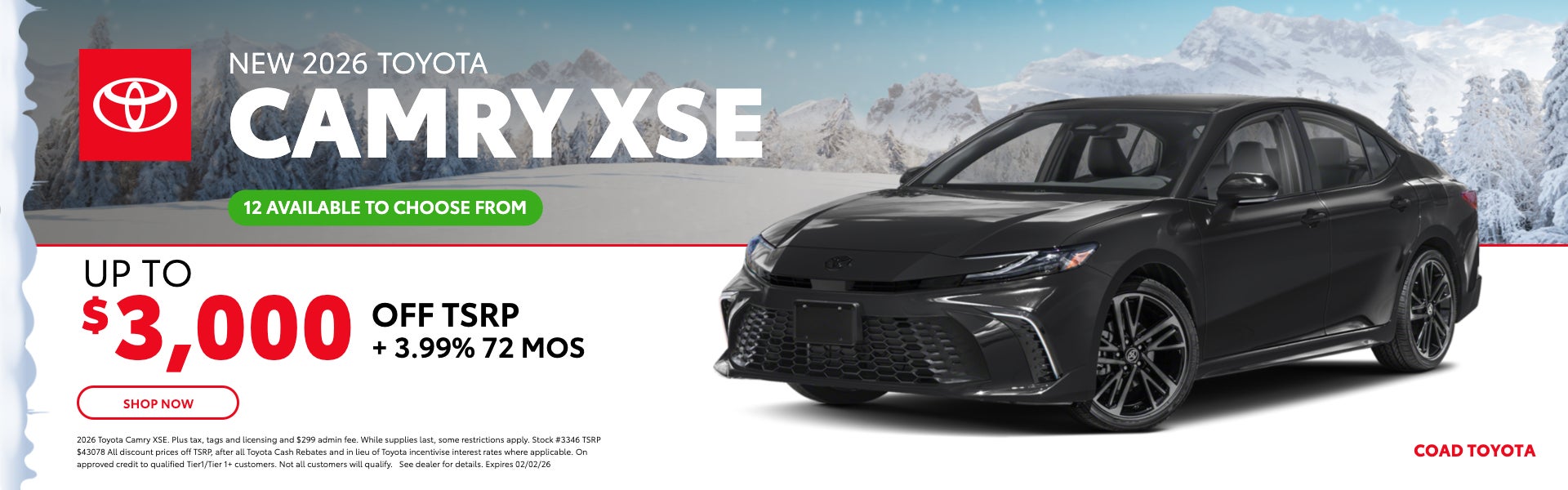 NEW 2026 TOYOTA CAMRY