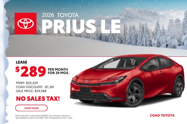 2026 Toyota Prius LE