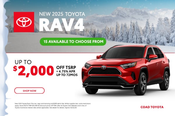 New 2025 Toyota Rav4 